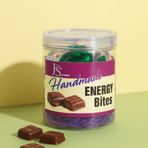 Energy Bites-Almond, Dark Chocolate & High-protein-Snack